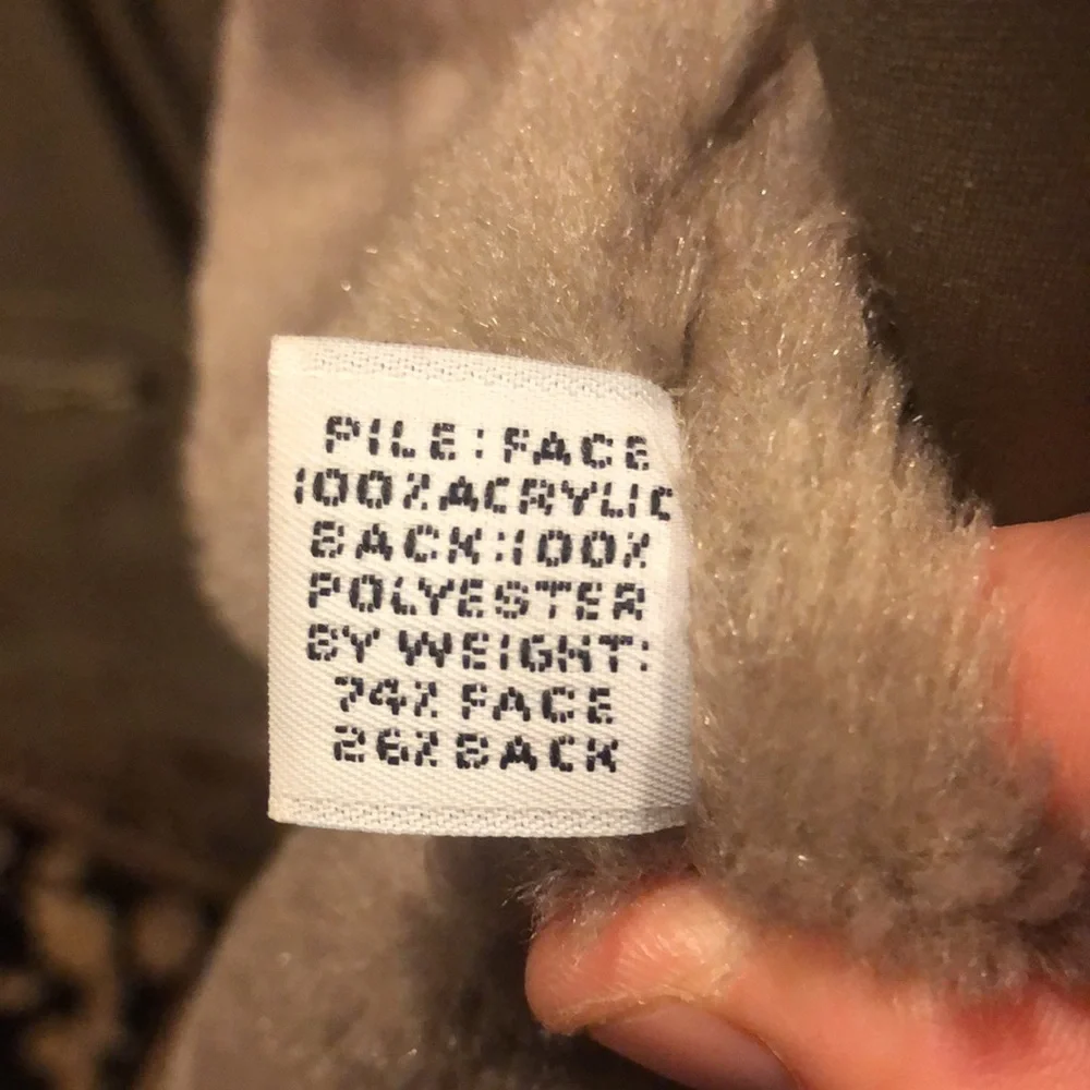 LONDON FOG// removable faux fur lining (real warm)// waterproof CHORE COAT - Picture 4 of 6